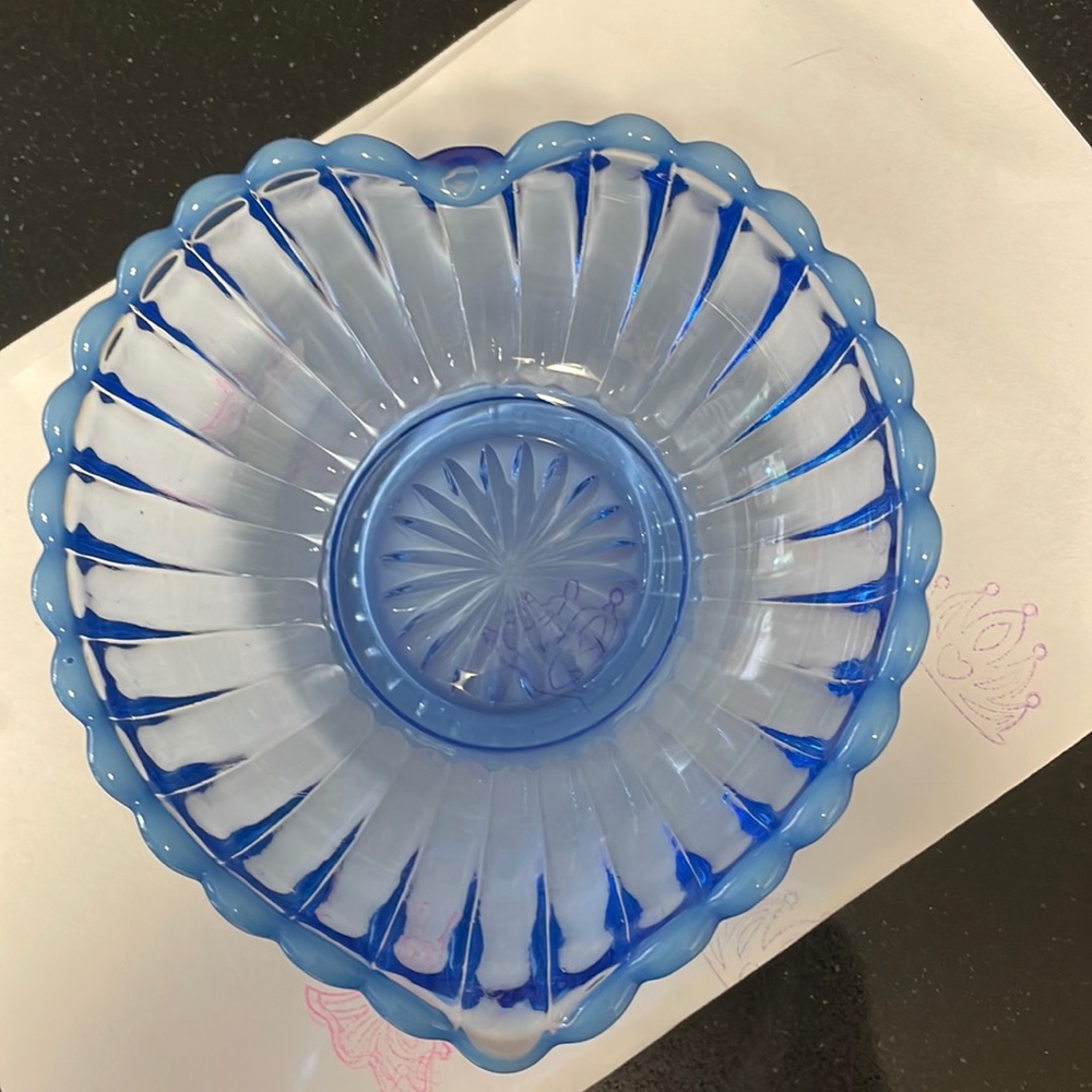 Small Blue Glass Bowl…